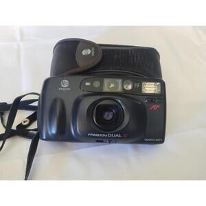 Minolta Freedom Dual AF 35mm Film‎ Point and Shoot Camera Film Tested With Case